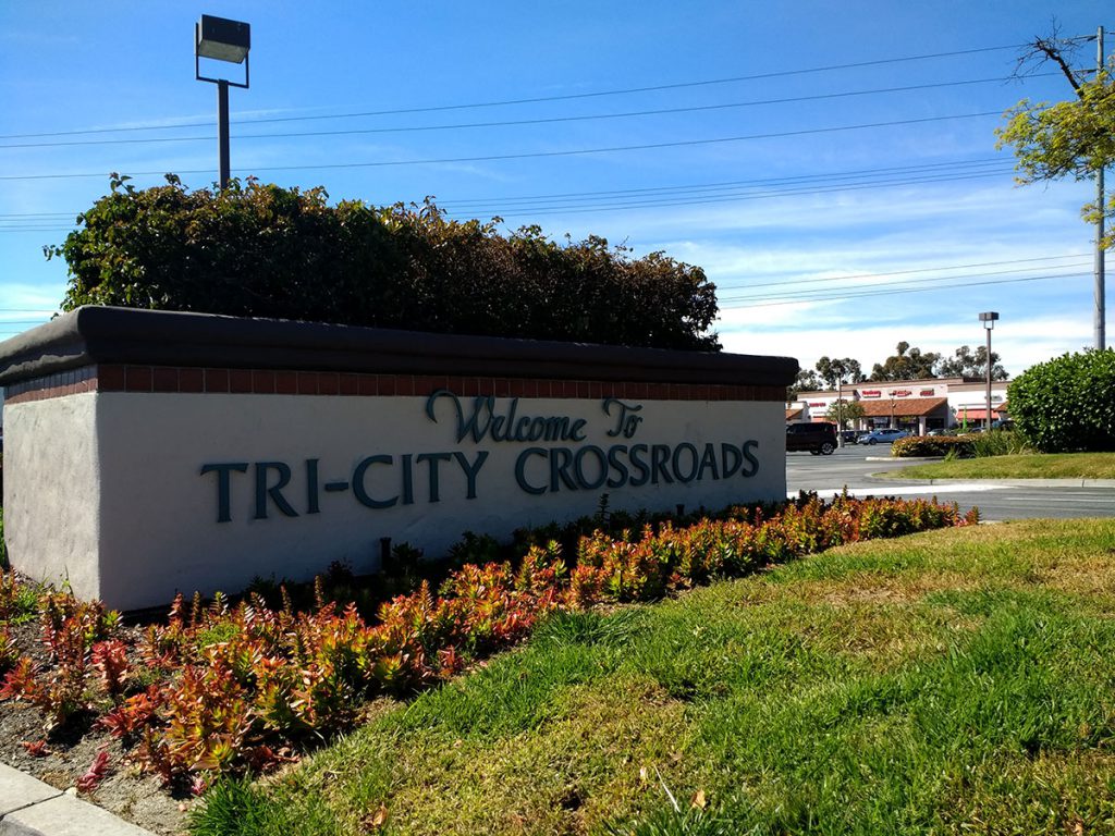 Tri-City Crossroads Monument Sign, Oceanside, CA