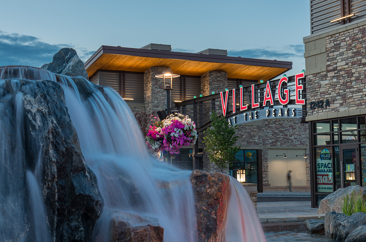 Village at the Peaks Water Fountain