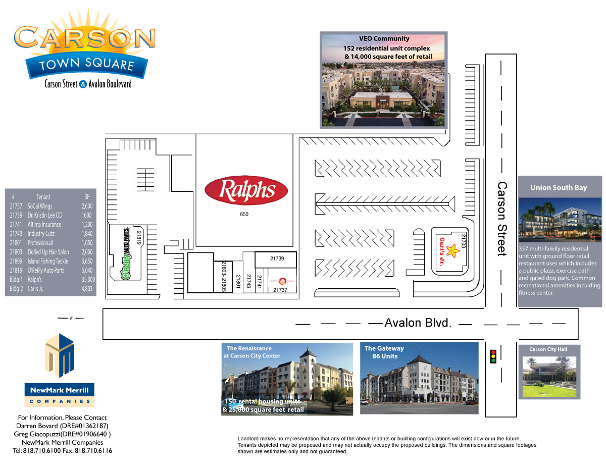 Carson Town Square Site Plan
