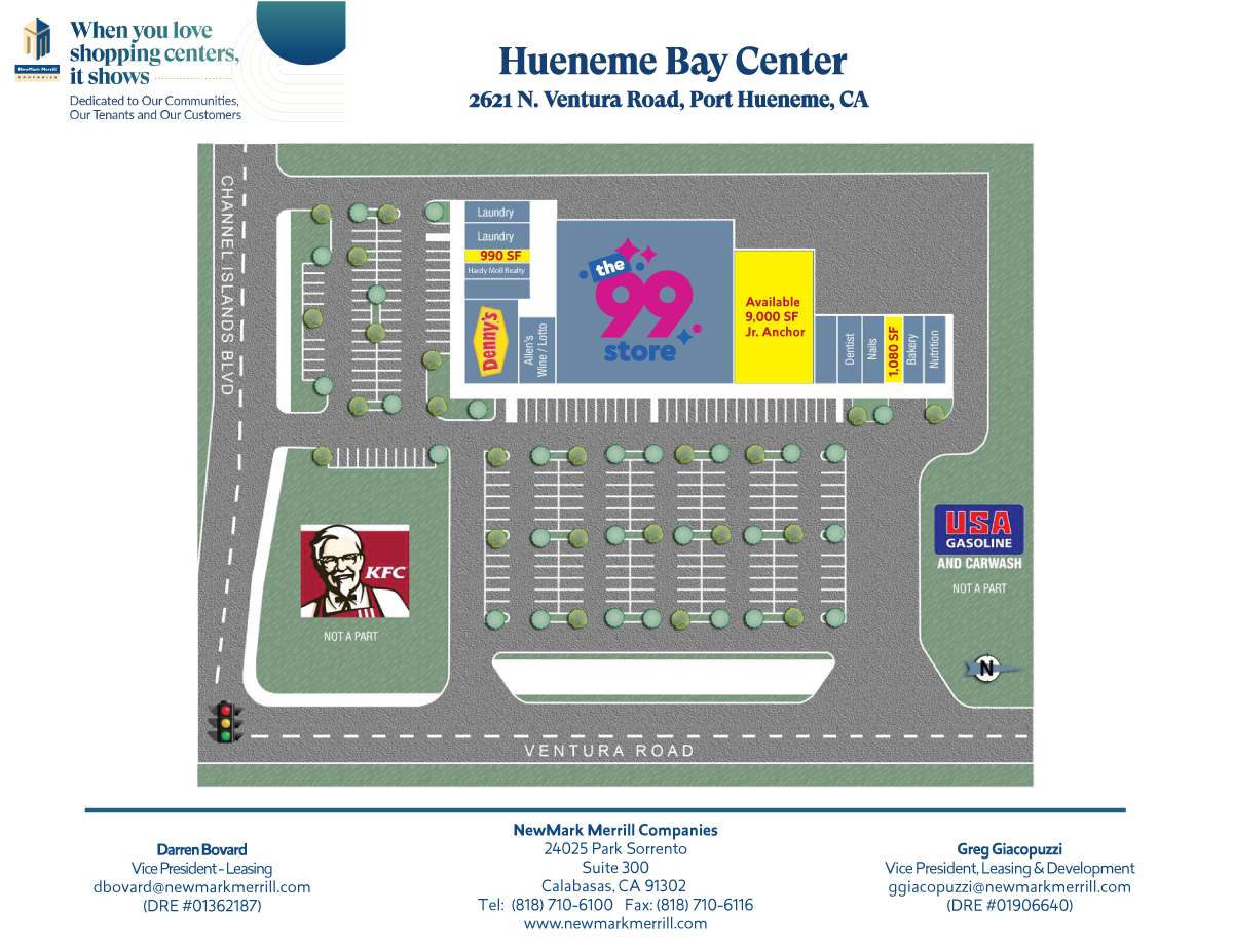 Hueneme Bay Site Plan