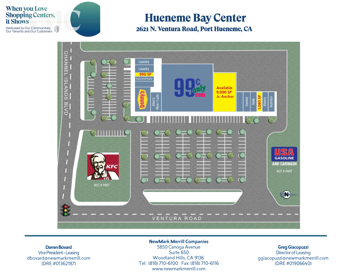 Hueneme Bay Center Site Plan
