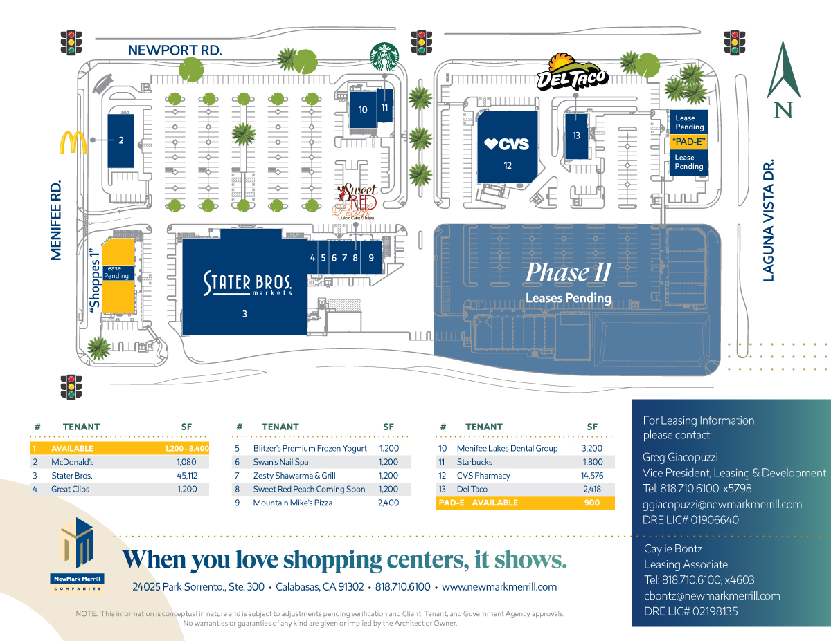 Shoppes at the lakes site plan