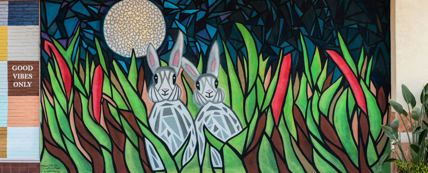 Conejo mural