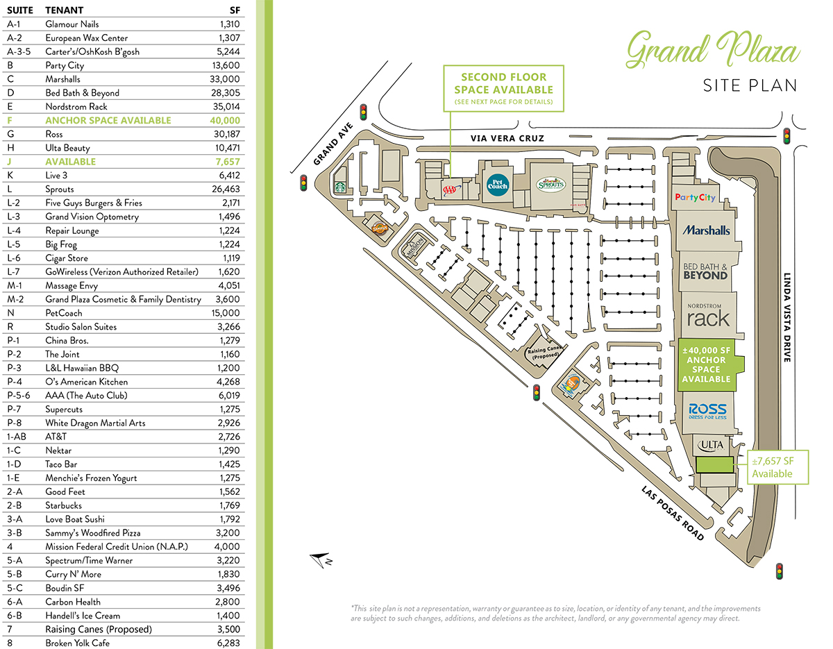 Grand Plaza Site Plan