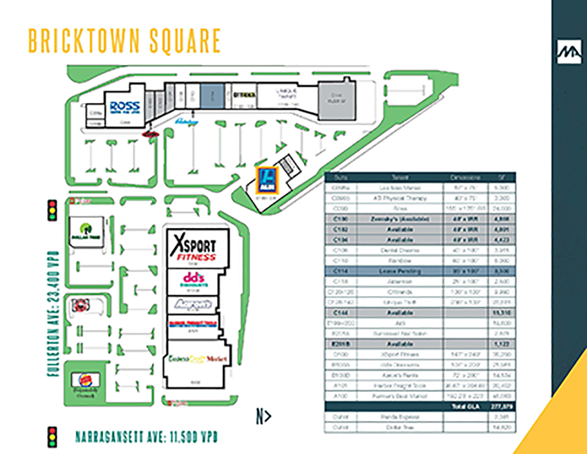 Bricktown Square Site Plan