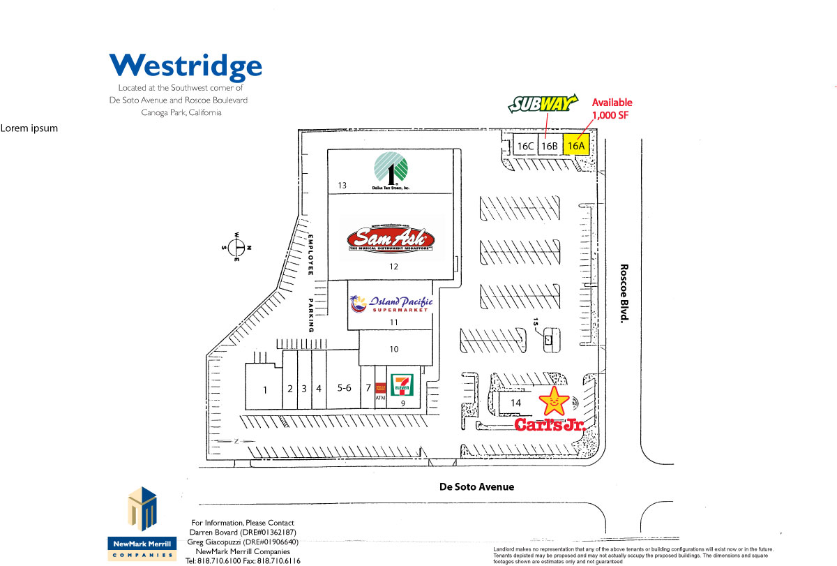 Westridge Site Plan