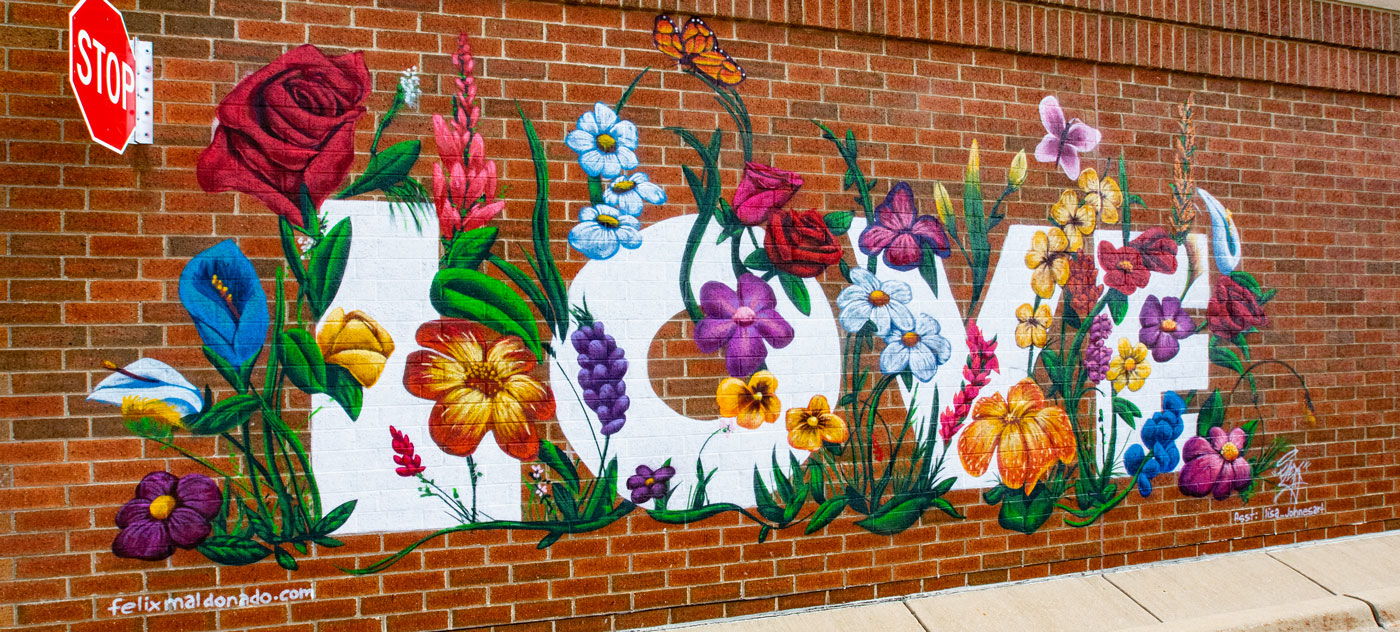Love Garden mural