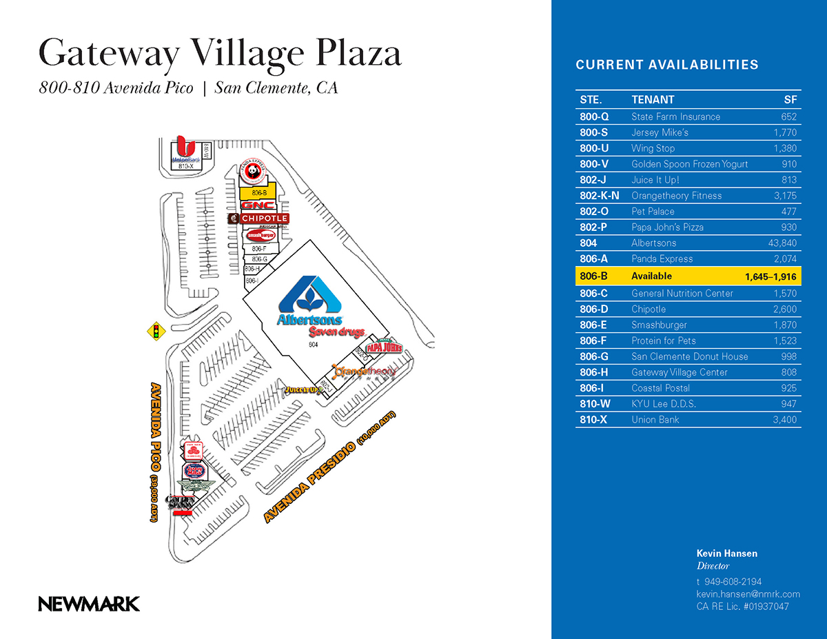 Gateway Village Site Plan
