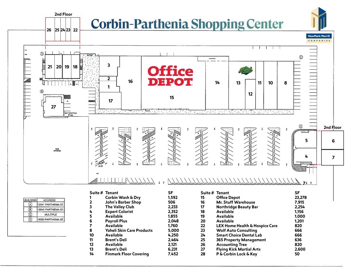 Corbin-Parthenia Site Plan